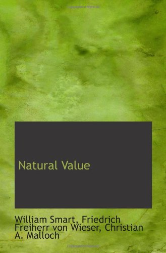 9781117024660: Natural Value