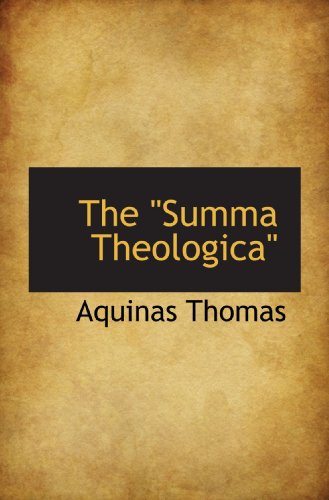 Stock image for The "Summa Theologica" for sale by Revaluation Books