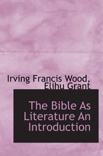 Stock image for The Bible As Literature An Introduction for sale by Revaluation Books