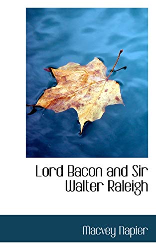 Imagen de archivo de Lord Bacon and Sir Walter Raleigh a la venta por Lucky's Textbooks