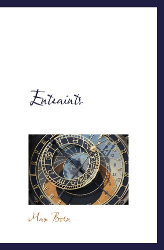 Enteaints (German Edition) (9781117263380) by Born, Max