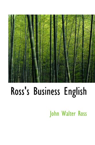 Stock image for Ross's Business English for sale by Revaluation Books