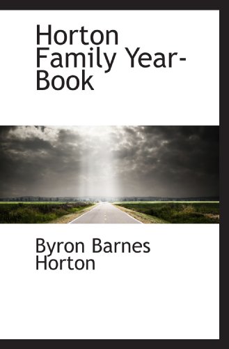 9781117337609: Horton Family Year-Book