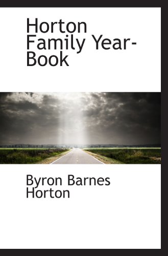 Stock image for Horton Family Year-Book for sale by Revaluation Books