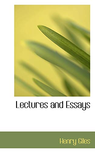 9781117396019: Lectures and Essays