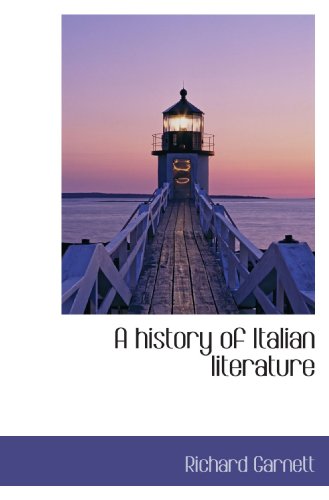 Stock image for A history of Italian literature for sale by Revaluation Books