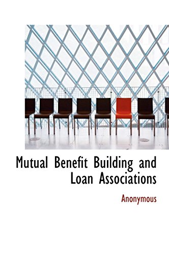 9781117459660: Mutual Benefit Building and Loan Associations