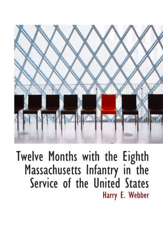 Imagen de archivo de Twelve Months with the Eighth Massachusetts Infantry in the Service of the United States a la venta por Revaluation Books