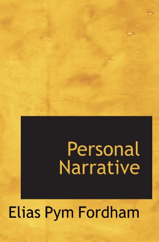 Imagen de archivo de Personal Narrative a la venta por Revaluation Books