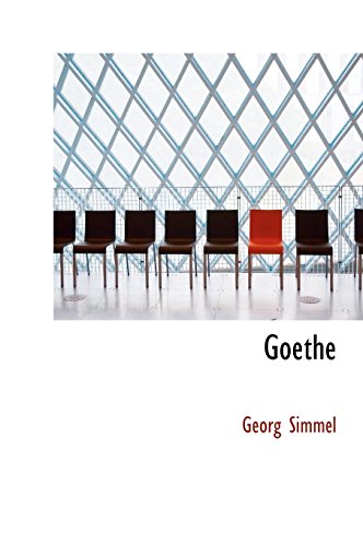 Goethe (German Edition) (9781117571195) by Simmel, Georg