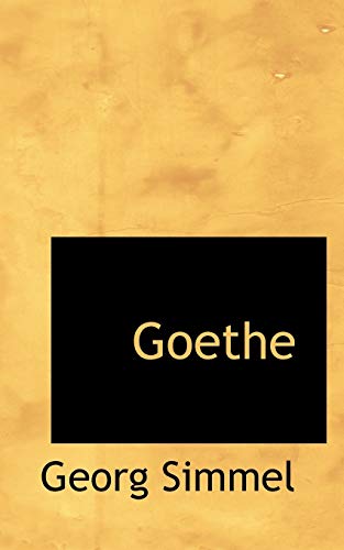 Goethe (German Edition) (9781117571201) by Simmel, Georg