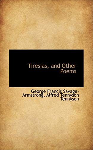 Stock image for Tiresias, and Other Poems for sale by Lucky's Textbooks