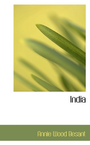 India (9781117616261) by Besant, Annie Wood