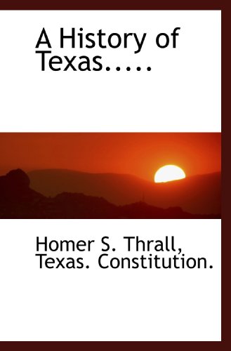 Stock image for A History of Texas. for sale by Revaluation Books
