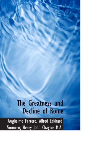 Stock image for The Greatness and Decline of Rome for sale by Revaluation Books