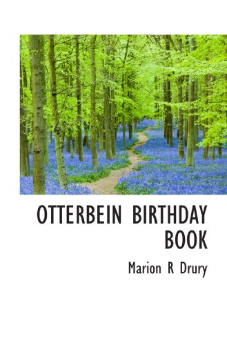 Stock image for OTTERBEIN BIRTHDAY BOOK for sale by Revaluation Books