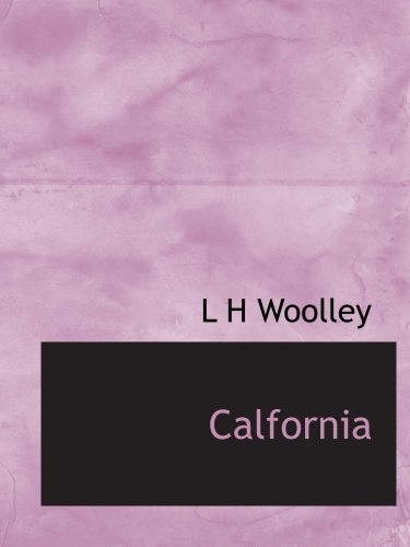 Stock image for Calfornia for sale by Revaluation Books