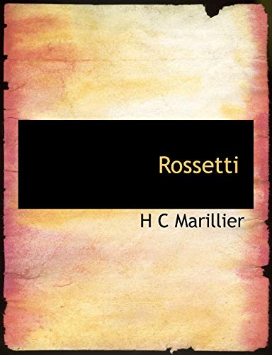 Imagen de archivo de Rossetti a la venta por Lucky's Textbooks