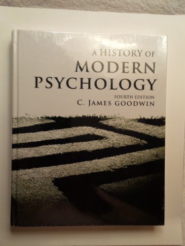 9781118011454: A History of Modern Psychology
