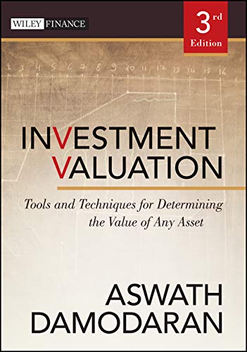 Imagen de archivo de Investment Valuation: Tools and Techniques for Determining the Value of Any Asset a la venta por New Legacy Books