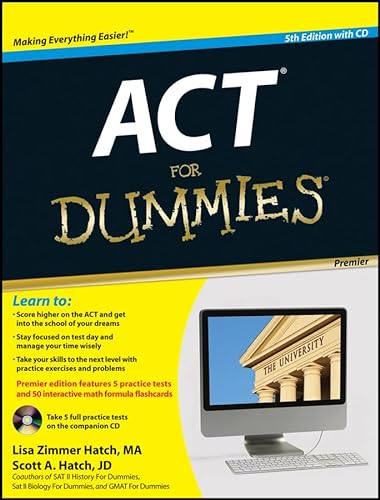 Stock image for ACT For Dummies for sale by HPB-Ruby