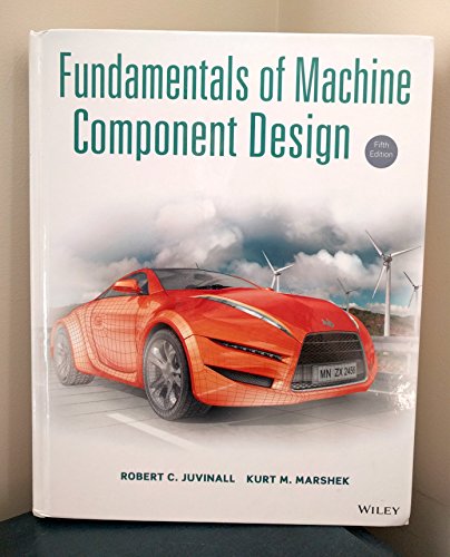 9781118012895: Fundamentals of Machine Component Desig