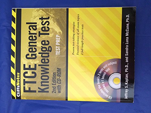 9781118018040: CliffsNotes FTCE General Knowledge Test