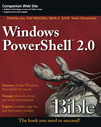 Imagen de archivo de Windows PowerShell 2.0 Bible a la venta por HPB-Red