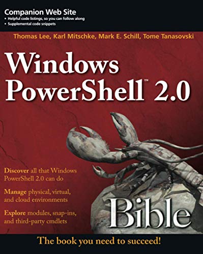 Stock image for Windows PowerShell 2.0 Bible for sale by HPB-Red