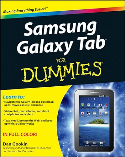 Imagen de archivo de Samsung Galaxy Tab For Dummies a la venta por Half Price Books Inc.