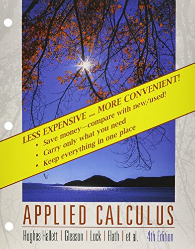 calculus 4th edition hughes hallett Applied calculus 4th edition solutions hughes-hallett.