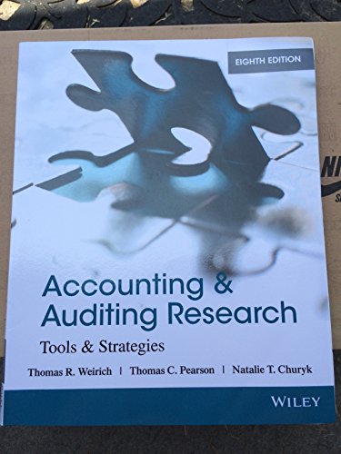 Stock image for Accounting and Auditing Research: Tools and Strategies for sale by BooksRun