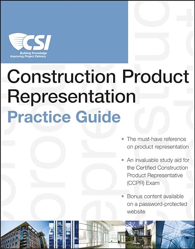 9781118027189: The CSI Construction Product Representation Practice Guide