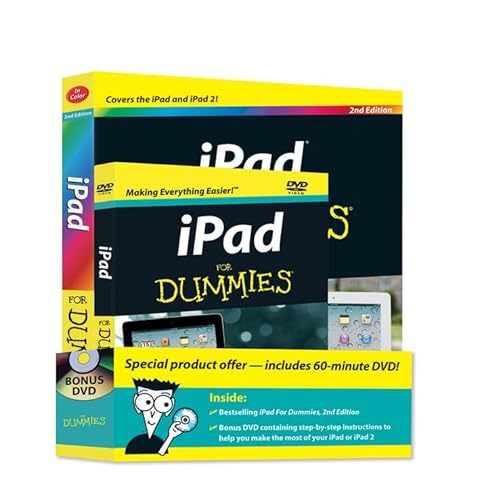 Imagen de archivo de iPad for Dummies (book plus 60-minute DVD) a la venta por BookHolders