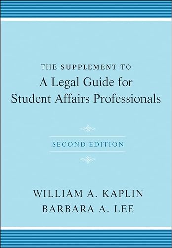 Beispielbild fr Supplement to a Legal Guide for Student Affairs Professionals zum Verkauf von Better World Books