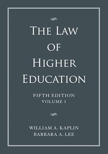 Beispielbild fr Law of Higher Education zum Verkauf von Ria Christie Collections