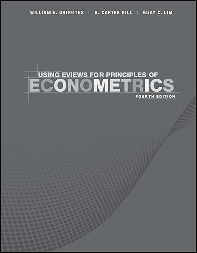 Stock image for Using Eviews for Principles of Econometrics for sale by ThriftBooks-Dallas