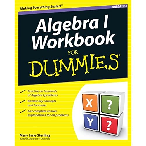 Imagen de archivo de Algebra I Workbook For Dummies a la venta por Orion Tech