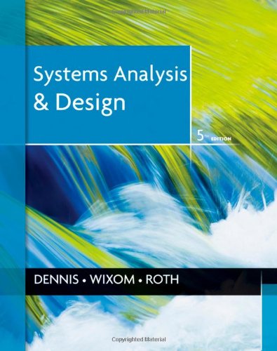 Beispielbild fr Systems Analysis and Design zum Verkauf von Ergodebooks