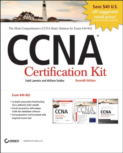 Imagen de archivo de CCNA Cisco Certified Network Associate Certification Kit (640-802) Set, Includes CDs a la venta por SecondSale