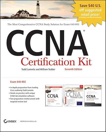 CCNA Cisco Certified Network Associate Certification Kit (640-802) Set, Includes CDs