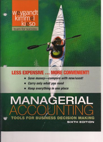 9781118064504: Managerial Accounting: Tools for Business Decision Making