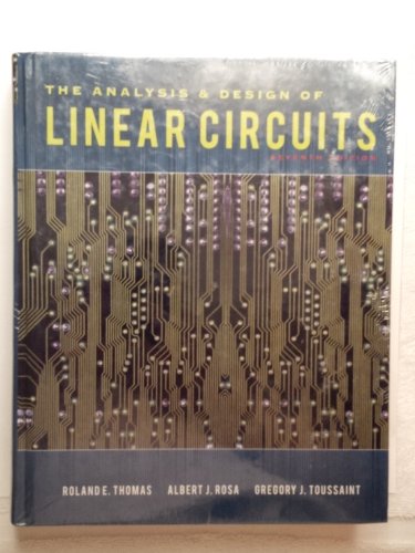 Beispielbild fr The Analysis and Design of Linear Circuits zum Verkauf von Irish Booksellers