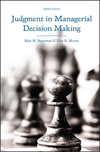 9781118065709: Judgment in Managerial Decision Making