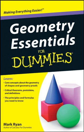 Beispielbild fr Geometry Essentials for Dummies zum Verkauf von Better World Books