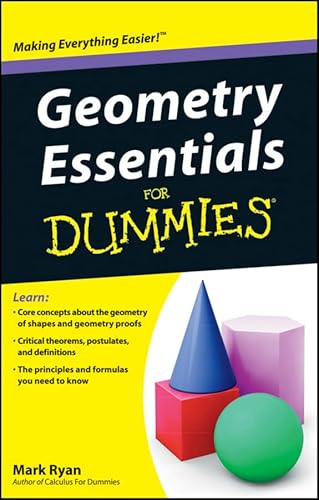 Imagen de archivo de Geometry Essentials for Dummies a la venta por ThriftBooks-Dallas