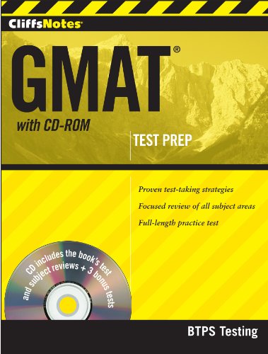 9781118077528: CliffsNotes GMAT (Cliffsnotes Testprep)