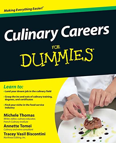 9781118077740: Culinary Careers For Dummies
