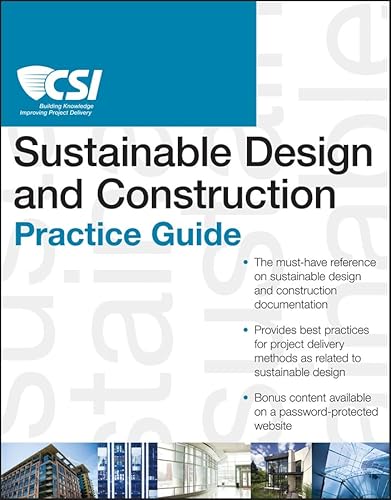 Imagen de archivo de The CSI Sustainable Design and Construction Practice Guide a la venta por Wizard Books
