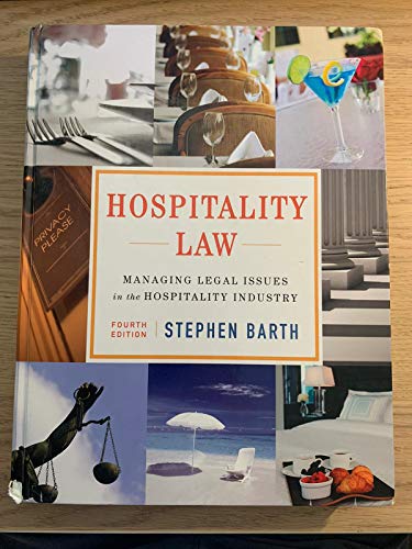 Imagen de archivo de Hospitality Law: Managing Legal Issues in the Hospitality Industry a la venta por ThriftBooks-Dallas